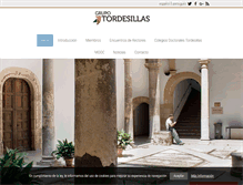 Tablet Screenshot of grupotordesillas.net